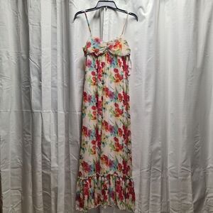 [NWT] Alyn Paige Womens Floral Spaghetti Strap Maxi Dress | Size: 5/6
